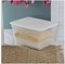 1 Stackable Bin Plastic Tote Box Storage Containers, Clear